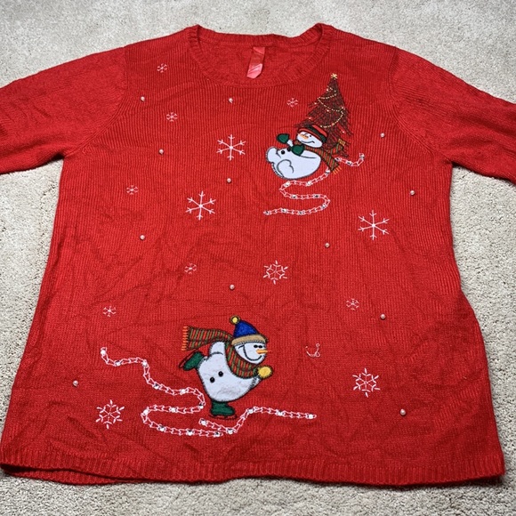 ❤️ Snowman Ugly Christmas Sweater - Picture 9 of 10